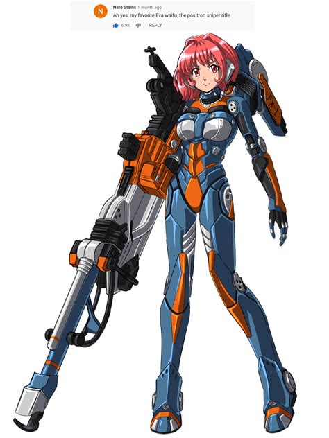 Safebooru 1girl Arm Cannon Arms At Sides Cyborg Full Body Gun Hair Intakes Highres Joints