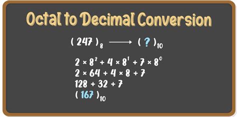 Converting Decimal To Octal