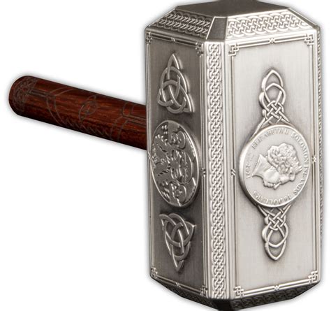 Thor Hammer Mj Lnir Silver Coin Salomon Island Coins More