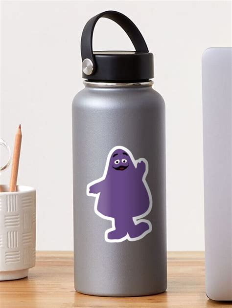 Grimace Sticker For Sale By Futurespace Redbubble