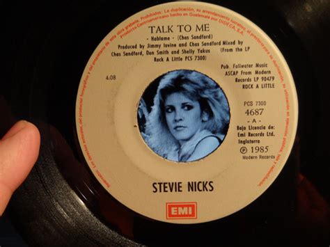 Stevie Nicks – Talk To Me = Hablame (1985, Vinyl) - Discogs