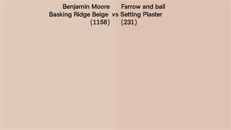 Benjamin Moore Basking Ridge Beige 1158 Vs Farrow And Ball Setting