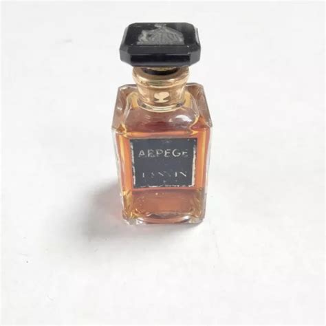 MINIATURE DE PARFUM très ancienne ARPÈGE Lanvin parfum pleine 4 5