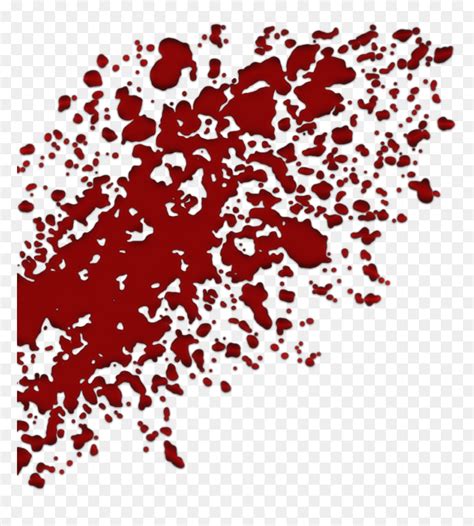 Blood Splatter Vector Transparent Background, HD Png Download - vhv