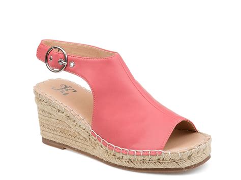 Journee Collection Crew Espadrille Wedge Sandal Womens Shoes Dsw