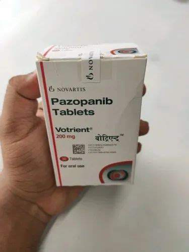 Votrient 200 Mg Pazopanib Tablets GSK Prescription At Rs 7500 Bottle