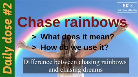 Chase Rainbows Idioms English Expressions Daily Dose 2 YouTube