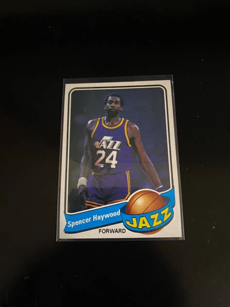 Spencer Haywood Topps Basketball Card Nrmt Mt Jazz Pwe Ebay