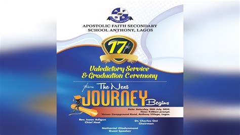 17th Valedictory Service Graduation Ceremony Of Apostolic Faith