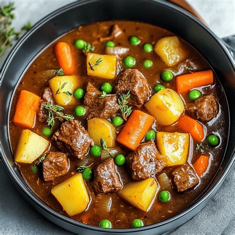 hearty beef stew  cozy classic   family table alfredo recipes
