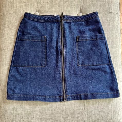 Refuge Skirts Denim Mini Skirt Poshmark