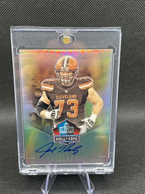 Mavin Panini Hall Of Fame Joe Thomas Auto