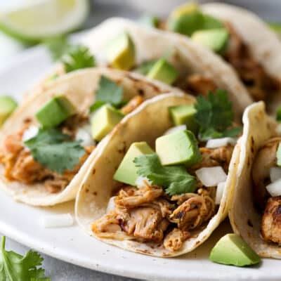 Shredded Chicken Street Tacos This Unruly