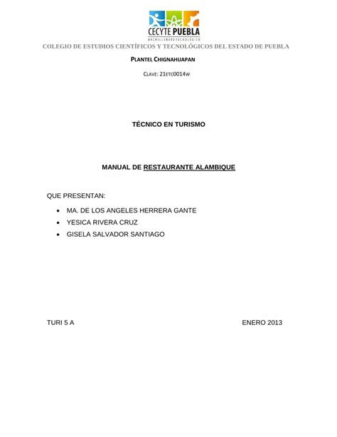 PDF Manual De Meseros DOKUMEN TIPS