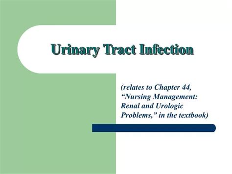 Ppt Urinary Tract Infection Powerpoint Presentation Free Download