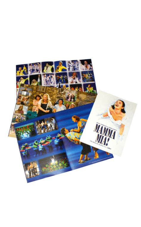 Mamma Mia Souvenir Program 25th Anniversary Tour