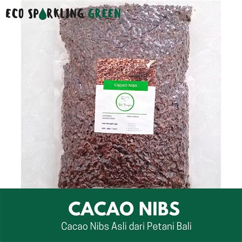 RAW CACAO NIBS — Eco Sparkling Green