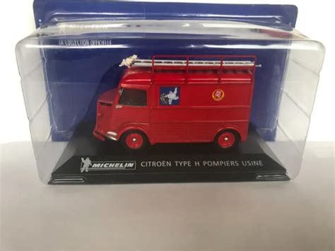 VOITURE CITROEN TYPE H Pompiers Usine 1 43 Ixo Michelin Altaya En Boite