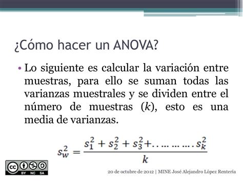 Análisis de Varianza ANOVA