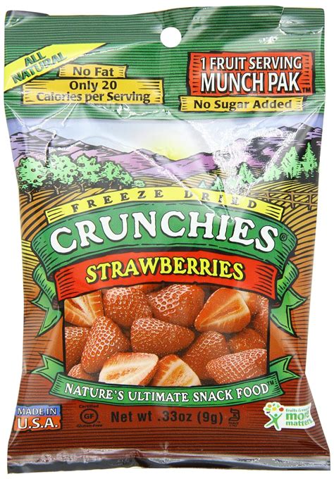 Amazon Crunchies Freeze Dried Fruit Snack Strawberries