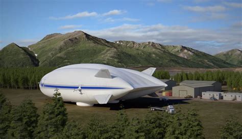 Video This Blimp Like Aircraft That Can Transport Construction