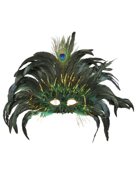 Loup Paon V Nitien Avec Plumes Adulte Deguise Toi Achat De Masques