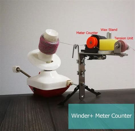 Standard Yarn Ball Winder With Meter Length Counter Combo Set Etsy