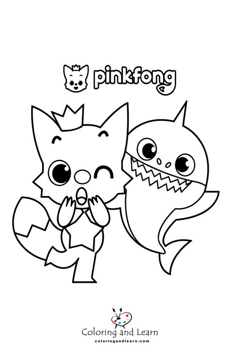 Pingfong (Baby Shark) Coloring Pages (2023) - Coloring and Learn