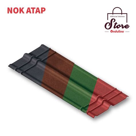 Jual Nok Atap Onduline Ridge Standard X Cm Free Sekrup