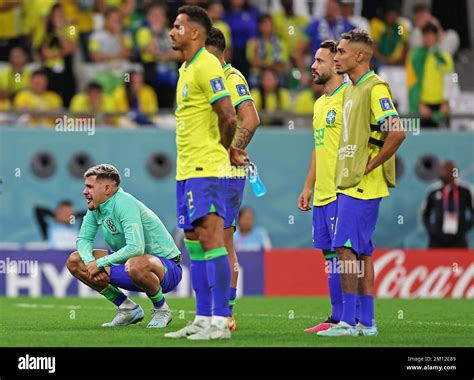 Jogadores Do Brasil During The Fifa World Cup Qatar 2022 Match Quarter