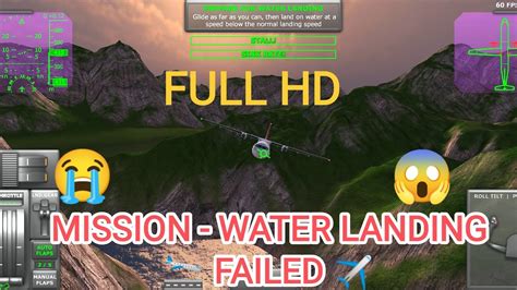 Mission Water Landing Failed 😭🛬full Hd 🏆 Turboprop Flight Simulator