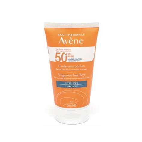 AVÈNE Fluide solaire SPF 50 sans parfum 50ml Parapharmacie Pharmarket