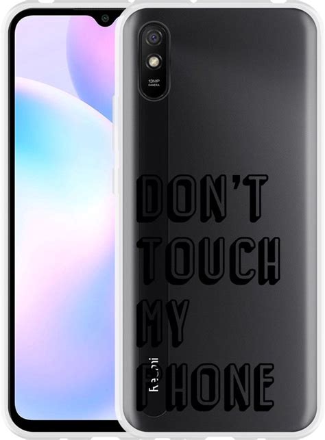 Xiaomi Redmi 9A Hoesje Don T Touch My Phone Designed By Cazy Bol