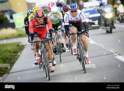 Luxembourg S Jempy Drucker Of BMC Racing Team And Czech Zdenek Stybar