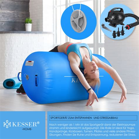 KESSER Air Rolle Track Aufblasbare Turnmatte Tumbling Gymnastik Yoga