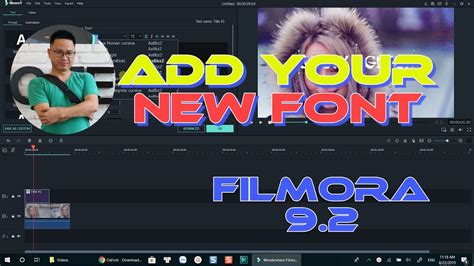 How To Add Custom Fonts In Filmora Youtube