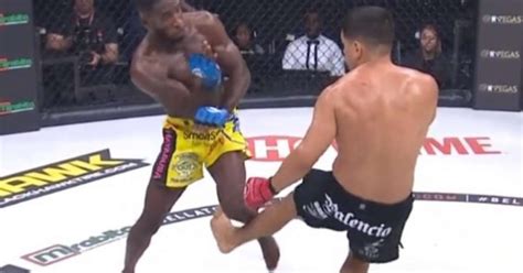 V Deo Lutador Quebra A Perna No Bellator