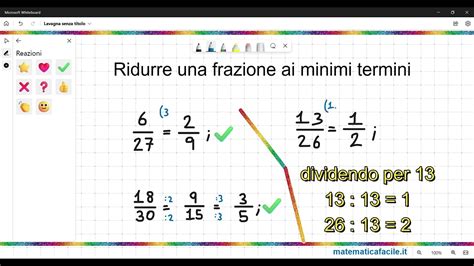 Riduzione Ai Minimi Termini 2nd YouTube