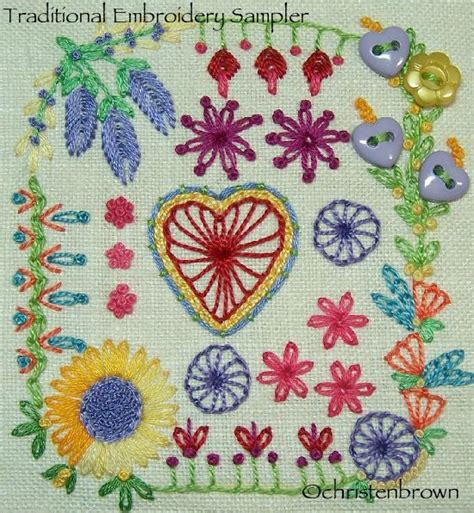 Embroidered And Embellished Samplers Christens Creations