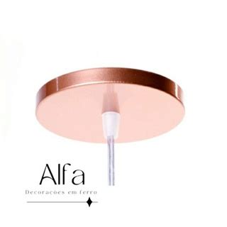 Pendente Diamante Aramado Rose Gold Cabo Cristal Metros Shopee Brasil