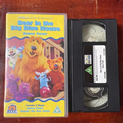 Bear In The Big Blue House Vhs Video Tape Dance Fever Jim Henson