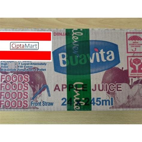 Jual Buavita Jus Apel X Ml Dus Shopee Indonesia