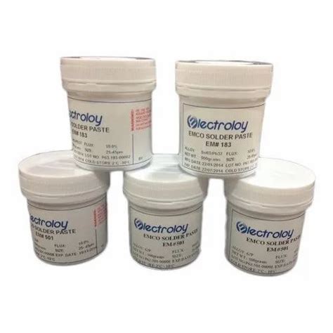 Soldering Pastes EMCO Electroloy Solder Paste Manufacturer From New Delhi