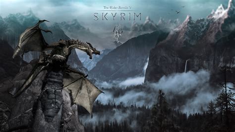 Dragon Skyrim Wallpaper HD | PixelsTalk.Net