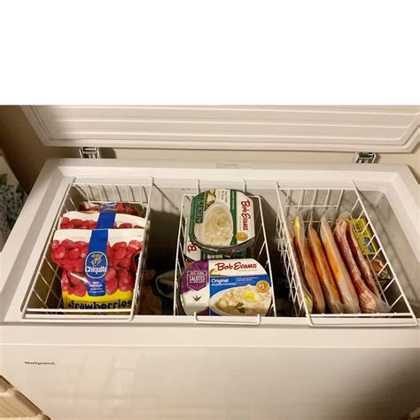 Snapklik.com : 17.5 Inch Chest Freezer Organizer Bins Deep Freezer ...