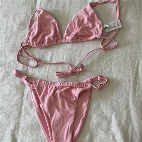 We Wore What Pink Bikini Never Worn Depop