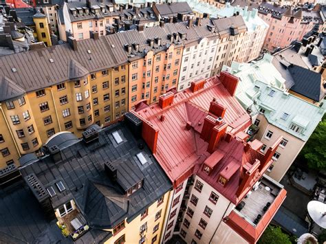 Rooftops Of Vasastan Stockholm Big Adventure Greenland Wonderful