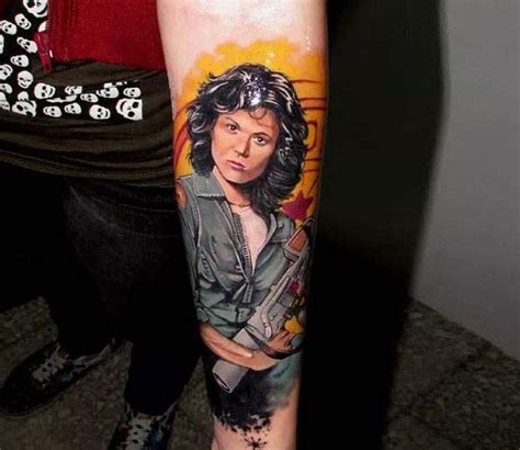 Ellen Ripley tattoo by Yeyo Tattoos | Post 22285 | Alien tattoo ...