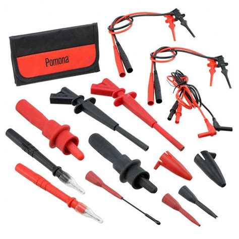 Pomona C Deluxe Electronic Dmm Test Lead Kit Tequipment