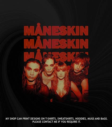 Maneskin Png Rock Band Png Vintage Maneskin Rush Maneskin World Tour